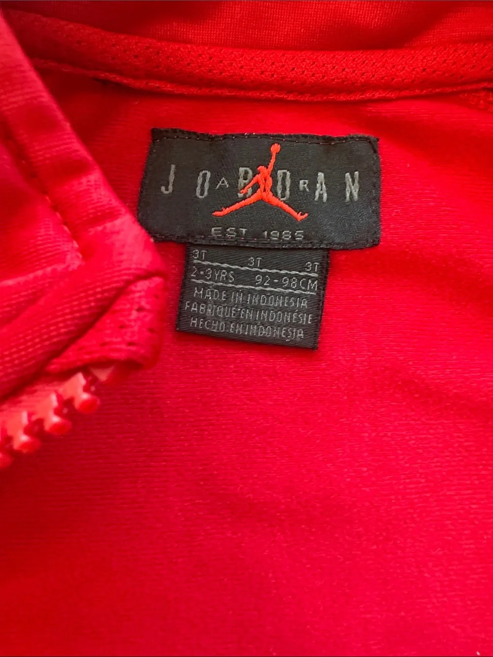 Nike Red and Black Kids Matching Tracksuit Set - Picture 5 of 7